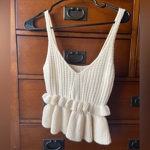 Knit tank top